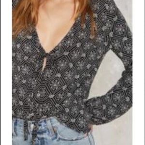 Nasty Gal Rough & Tumble Bandana Top